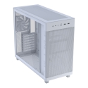 ASUS PRIME AP303 TG White Midi Tower Valge