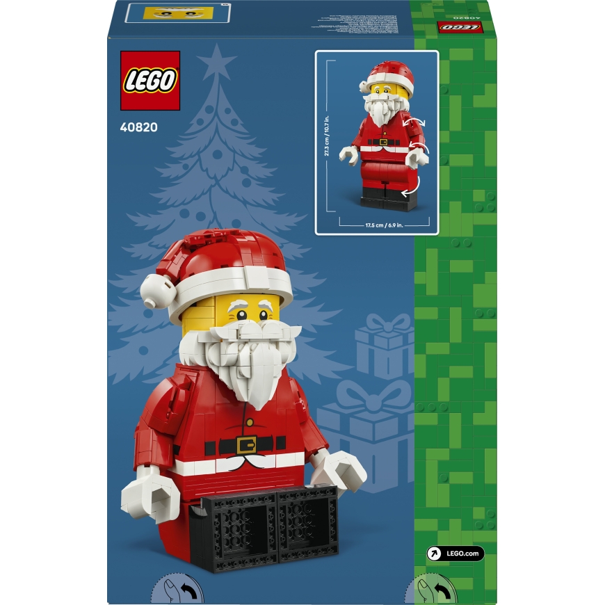 LEGO Seasons and Occasions 40820 Suurikokoinen joulupukkiminihahmo – 3