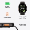 Apple Watch Ultra 3 (GPS + Cellular) 49 mm natural titanium case and natural Milanese loop, medium size Apple Watch Ultra 3 (GPS + Cellular) 49 mm natural titanium case and natural Milanese loop, medium size