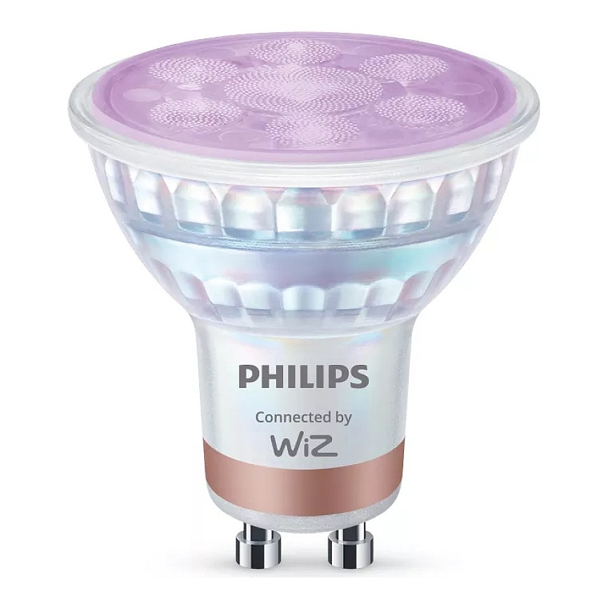 Philips Viedā LED RGB GU10 stikla spuldze, 345 lm