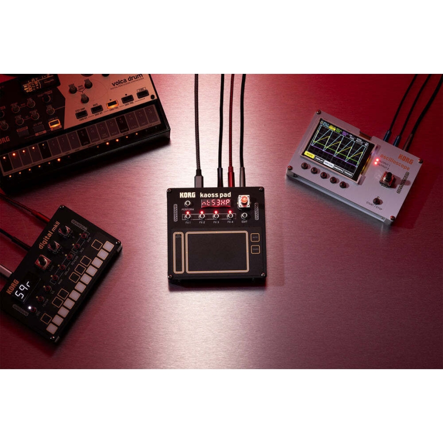 Korg Nu:Tekt NTS-3 Kaoss Pad efekta ierīce, melna – 5