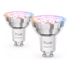 Philips Hue White and colour ambience Essential” GU10 – išmanusis prožektorius – 345 lm – 4,7 W – 2 vnt.
