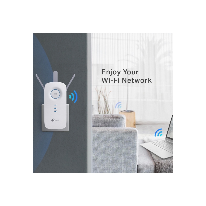 TP-Link AC1750 Wi-Fi Tinklo kartotuvas Balta 10, 100, 1000 Mbit/ai – 5
