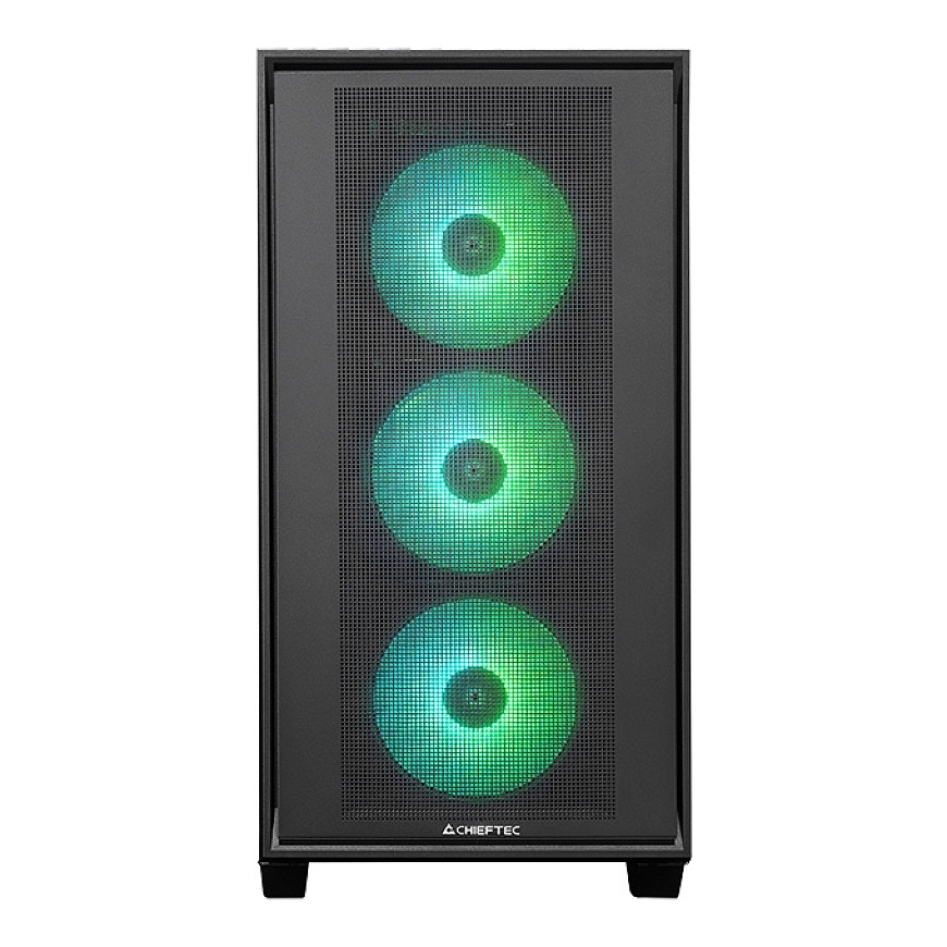 Chieftec GS-03B-OP tietokonekotelo Midi Tower Musta – 2