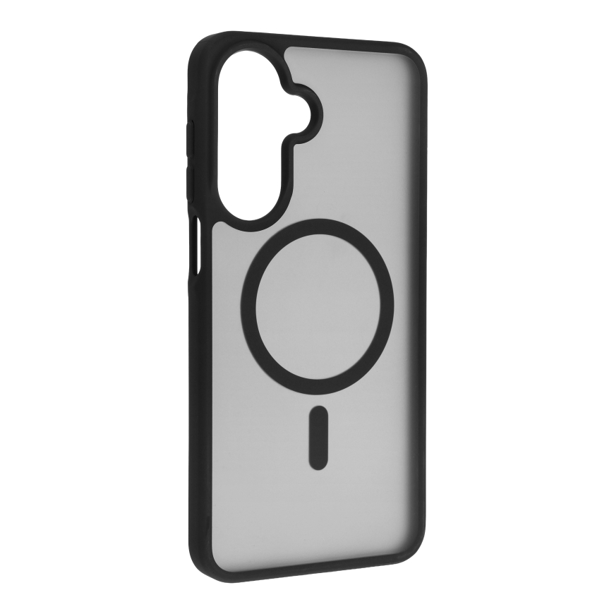 FoneKit MagSafe Soft Touch aizsargapvalks, Samsung Galaxy A27, melns/pelēks – 3