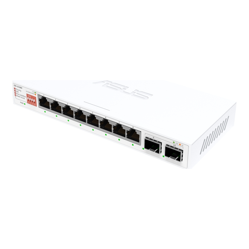 ASUS QG-U1080 Nepārvaldīts 2.5G Ethernet (100/1000/2500) Balts – 2