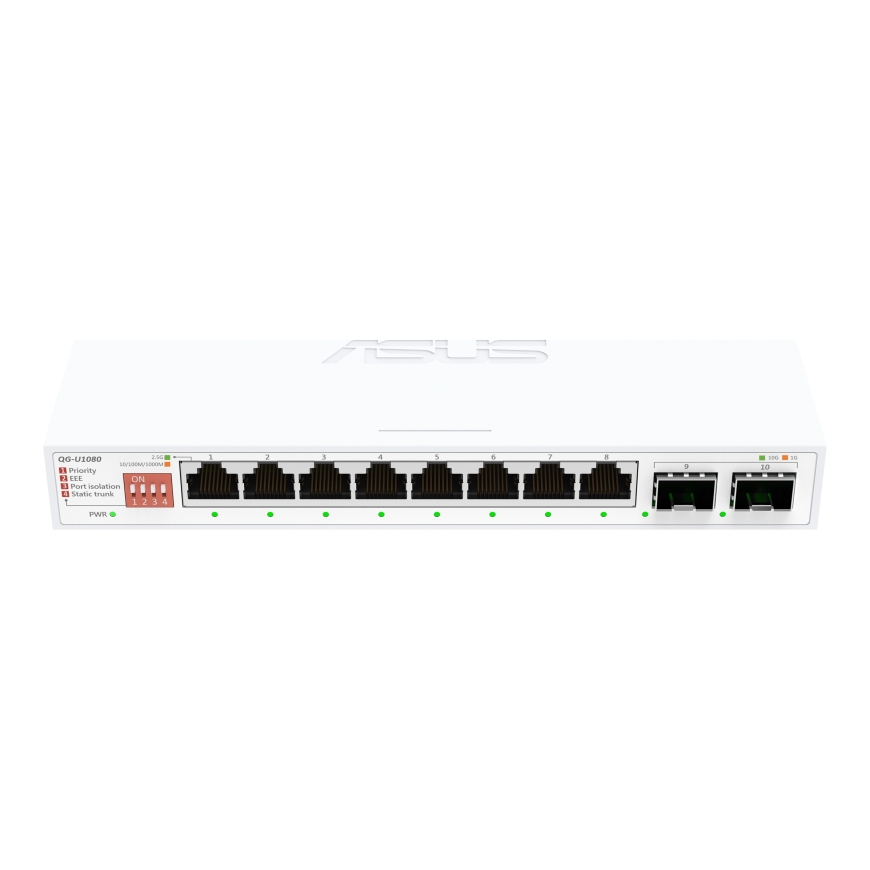 ASUS QG-U1080 Mittejuhitav 2.5G Ethernet (100/1000/2500) Valge – 4