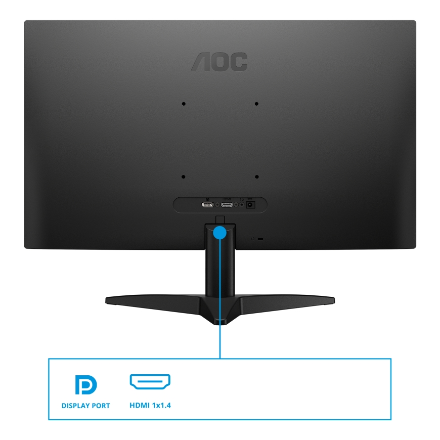 AOC B3 24B36X PC lamekuvar 60,5 cm (23.8") 1920 x 1080 pikslit Full HD LED Must – 3