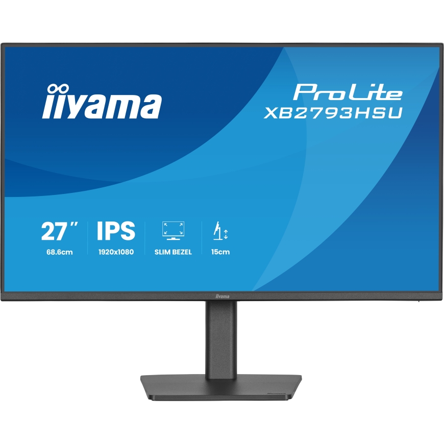 iiyama ProLite XB2793HSU-B1 monitori 68,6 cm (27") 1920 x 1080 pikseļi Full HD LED Melns – 2