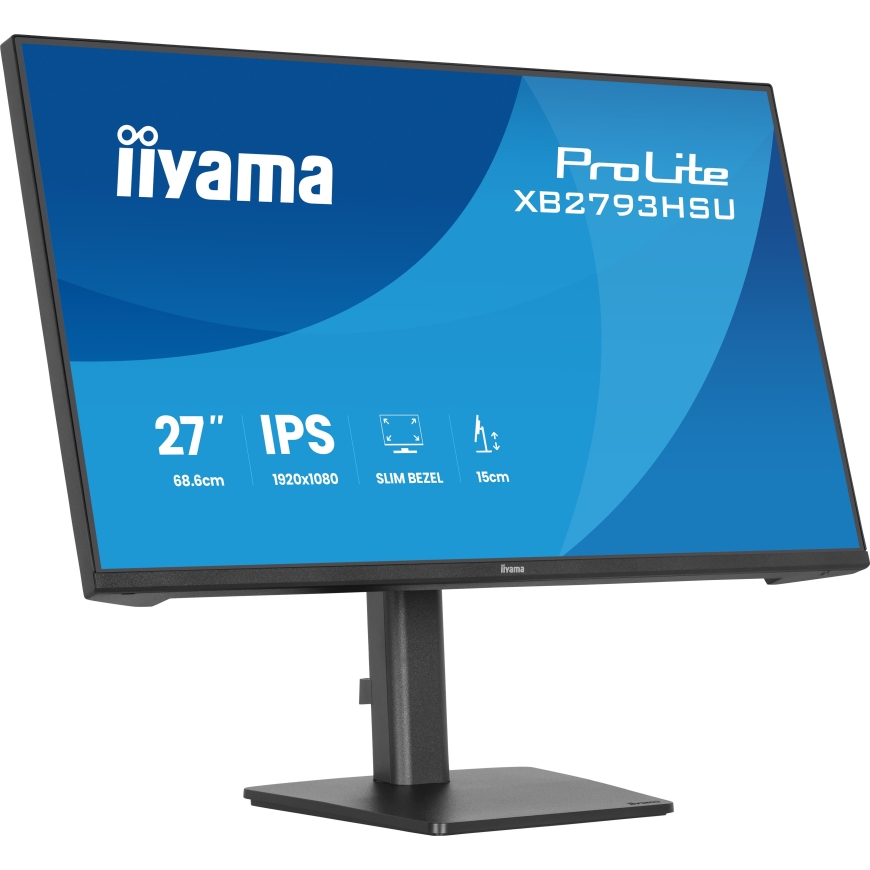 iiyama ProLite XB2793HSU-B1 monitori 68,6 cm (27") 1920 x 1080 pikseļi Full HD LED Melns – 5