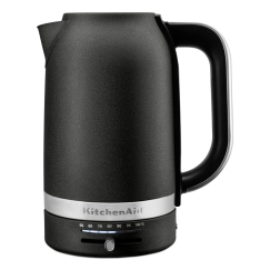 KitchenAid 859711684180 vedenkeitin 1,7 L 2400 W Musta, Ruostumaton teräs