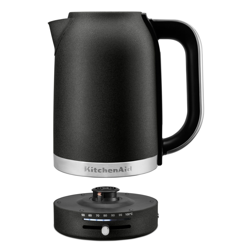 KitchenAid 859711684180 elektrikann 1,7 l 2400 W Must, Roostevaba teras – 2