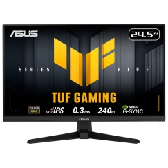 ASUS TUF Gaming VG259QM5A kompiuterio monitorius 62,2 cm (24.5") 1920 x 1080 pikseliai „Full HD“ LCD Juoda