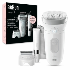 Braun Silk-épil 7 7-441 40 пинцеты Серебристый, Белый