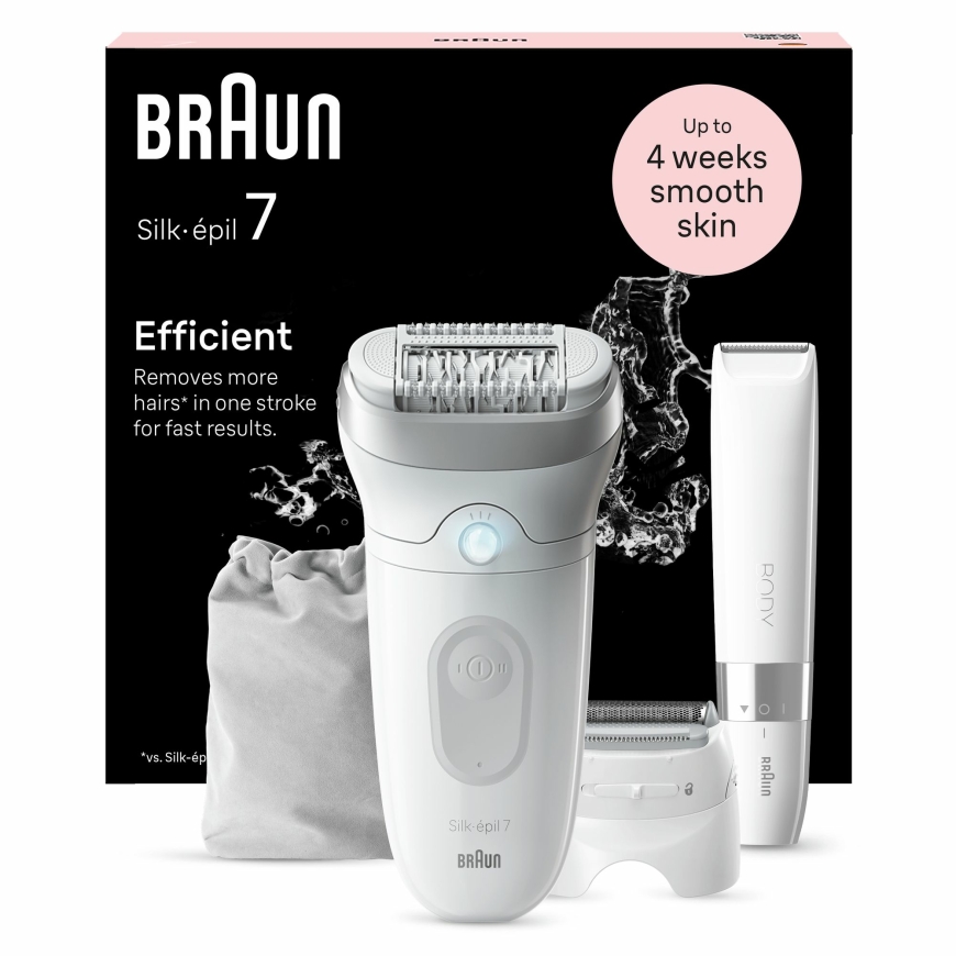 Braun Silk-épil 7 7-441 40 pintsetid Hõbe, Valge – 2