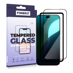 FoneKit Ultra Cover stiklo apsauga, iPhone 18 Pro Max / 17 Pro Max