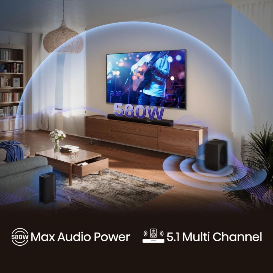 Hisense AX5100Q Musta 5.1 kanavaa 580 W – 3