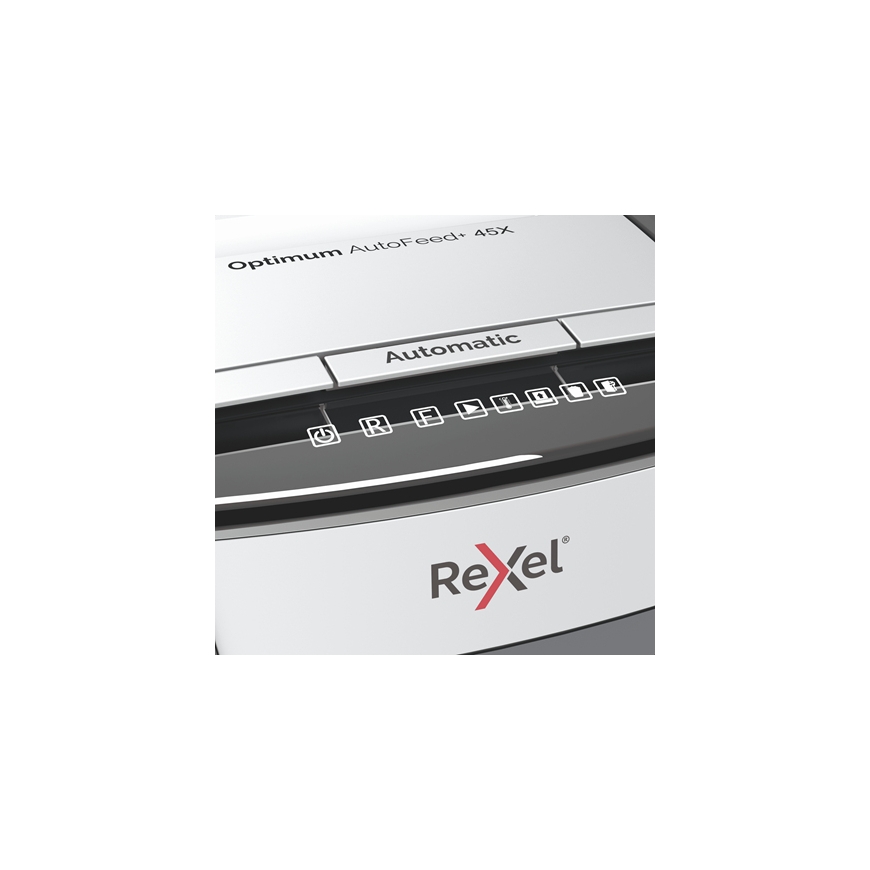 Rexel Optimum 45X automaattinen paperisilppuri, P4 – 5