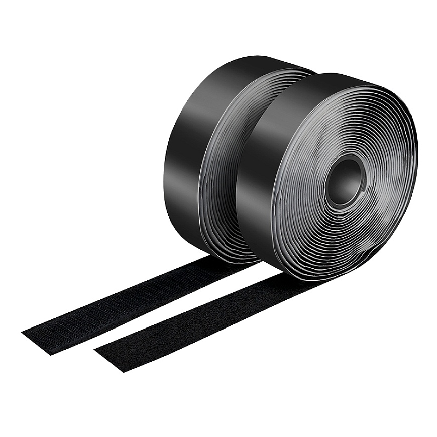 LogiLink KAB0080 cable tie Velcro cable tie Black 2 pc(s)
