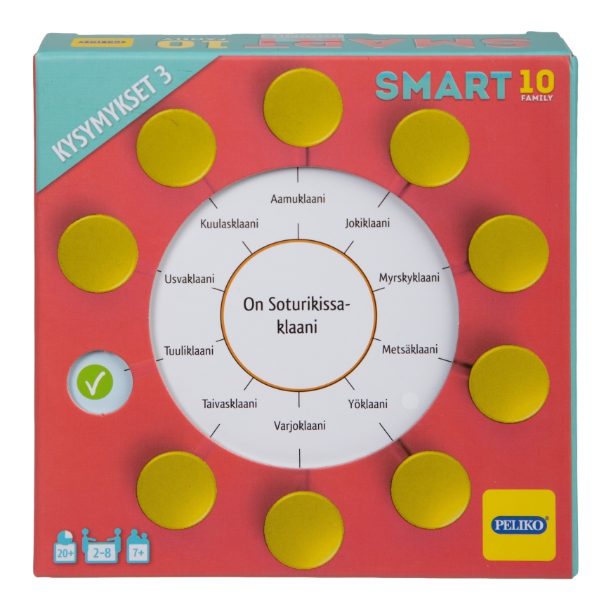 Smart10 Family Kysymykset 3 lisäkortit – 2