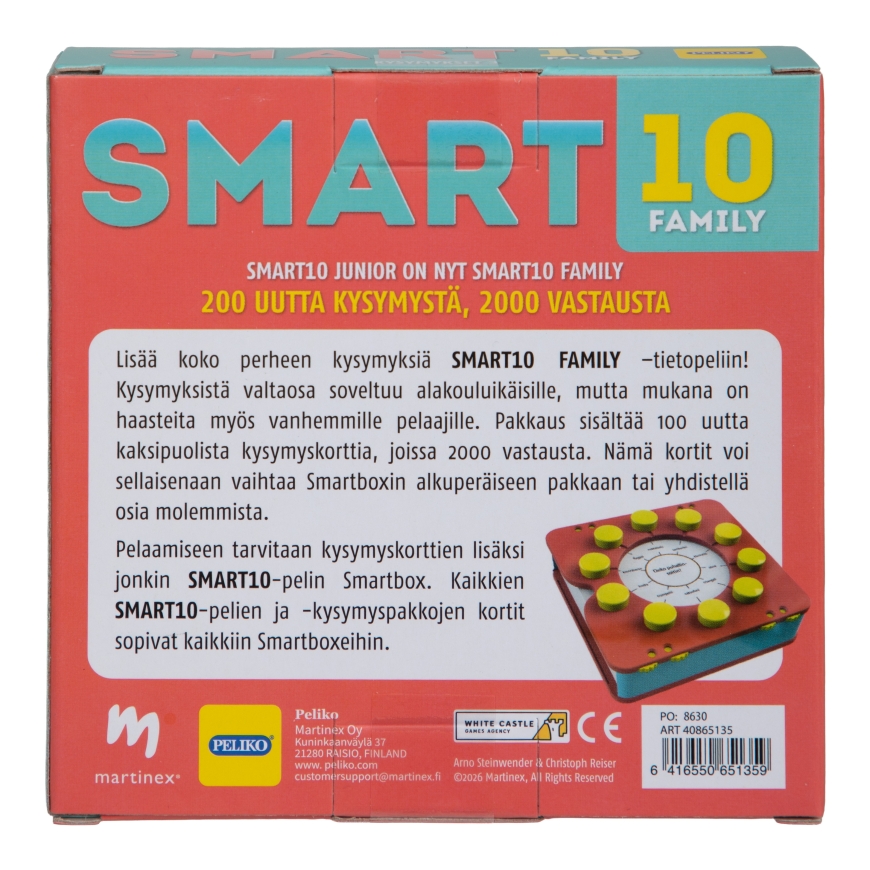 Smart10 Family Вопросы 3 дополнительных карты – 3
