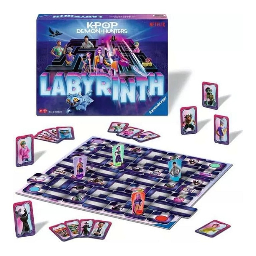 Ravensburger K-Pop Demon Hunters Transforming Labyrinth Board Game – 3