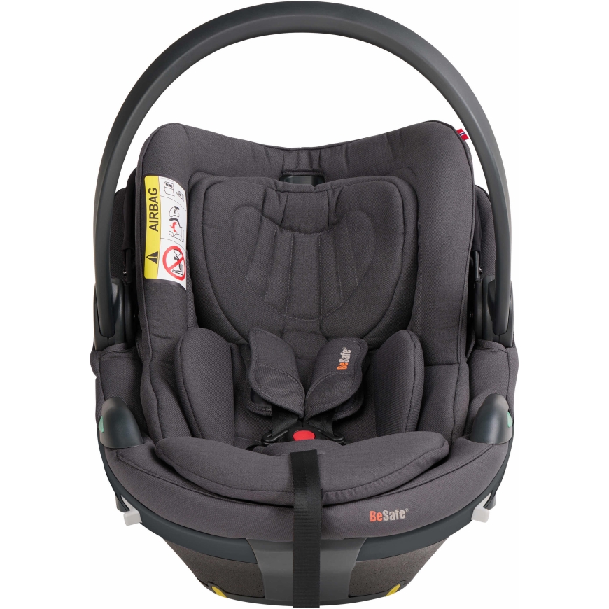 BeSafe Go Beyond 2 drošības krēsls, 40–87 cm, Tumši pelēks melange – 4
