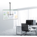 Techly ICA-CPLB 946S крепление для информационного дисплея 177,8 cm (70") Черный