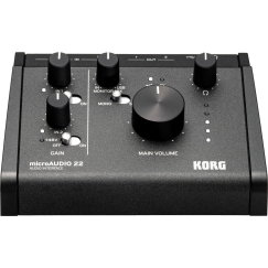 Korg microAUDIO 22 audio interface, black