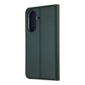 FoneKit grāmatu vāciņš aizsargkorpuss, Samsung Galaxy A27, tumši zaļa FoneKit grāmatu vāciņš aizsargkorpuss, Samsung Galaxy A27, tumši zaļa