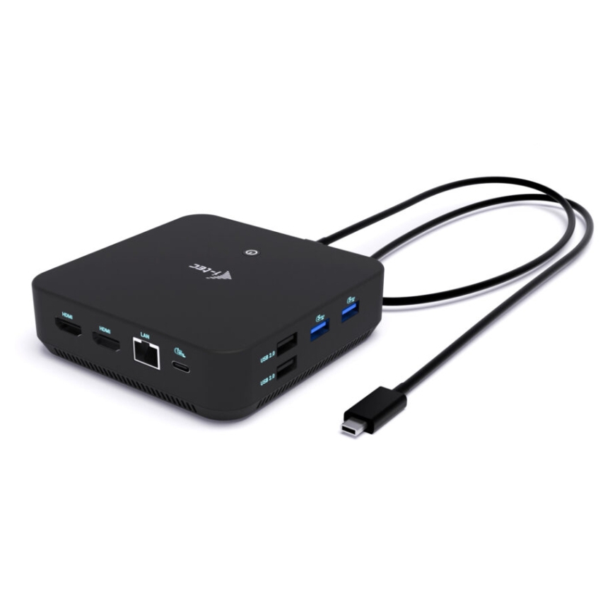 i-tec USB-C DP Dual HDMI Docking Station with Power Delivery 100 W Vadu USB 3.2 Gen 2 (3.1 Gen 2) Ty – 2