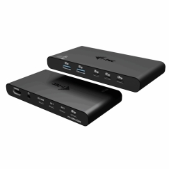 i-tec C31KVMHDMIDOCKPD dokstacija Vadu USB 3.2 Gen 1 (3.1 Gen 1) Type-C Melns