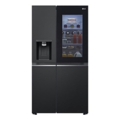 LG GSGE91EVAC side by side ledusskapis Brīvi novietots 628 L Melns