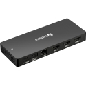 Sandberg 136-61 dokstacija Vadu USB 3.2 Gen 1 (3.1 Gen 1) Type-C Pelēks Sandberg 136-61 dokstacija Vadu USB 3.2 Gen 1 (3.1 Gen 1) Type-C Pelēks
