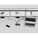 Sandberg 136-61 sülearvuti dokk ja pordireplikaator Juhtmega ühendatud USB 3.2 Gen 1 (3.1 Gen 1) Typ Sandberg 136-61 sülearvuti dokk ja pordireplikaator Juhtmega ühendatud USB 3.2 Gen 1 (3.1 Gen 1) Typ