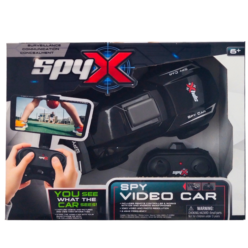 SpyX RC video automašīna ar tālvadību un kameru