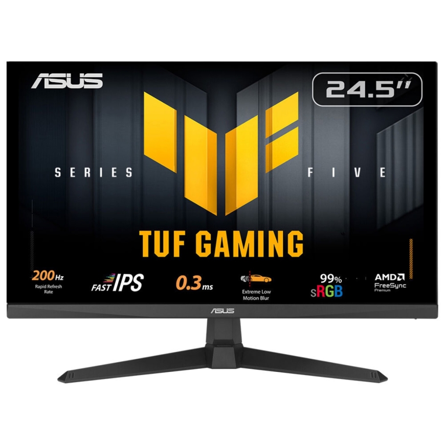 ASUS TUF Gaming VG259Q5A монитор для ПК 62,2 cm (24.5") 1920 x 1080 пикселей Full HD LED Черный