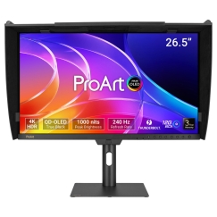 ASUS ProArt OLED PA27USD монитор для ПК 67,3 cm (26.5") 3840 x 2160 пикселей 4K Ultra HD QD-OLED Черный