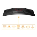 AOC G4 CU34G4CAP tietokoneen litteä näyttö 86,4 cm (34") 3440 x 1440 pikseliä UltraWide Quad HD LCD AOC G4 CU34G4CAP tietokoneen litteä näyttö 86,4 cm (34") 3440 x 1440 pikseliä UltraWide Quad HD LCD