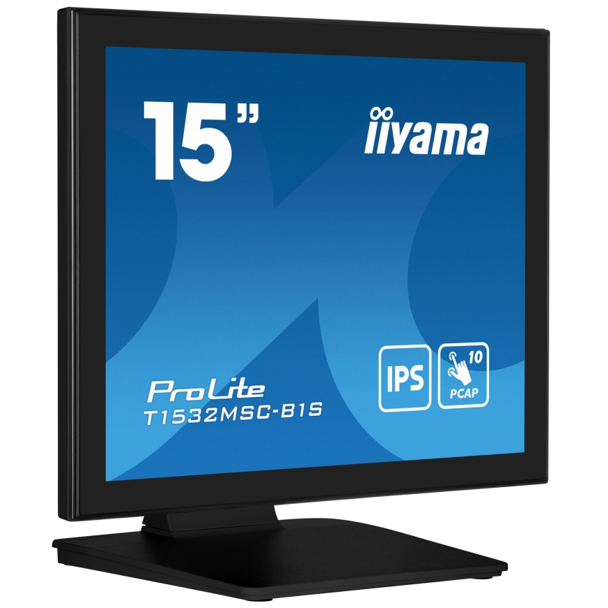 iiyama ProLite T1532MSC-B1S PC lamekuvar 38,1 cm (15") 1024 x 768 pikslit XGA LCD Puutetundlik ekraa – 2