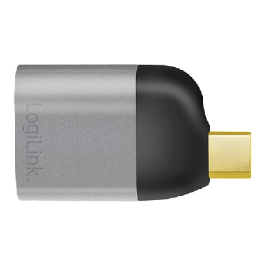 LogiLink CUA0204 cable gender changer USB-C DisplayPort Black, Grey – 2
