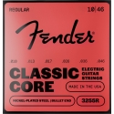 Fender Classic Core Bullets™ 3255R guitar strings, nickel-plated steel, ball end .010-.046 Fender Classic Core Bullets™ 3255R guitar strings, nickel-plated steel, ball end .010-.046