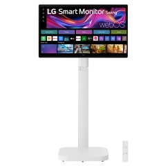 LG 32U889SA-W monitori 80 cm (31.5") 3840 x 2160 pikseļi 4K Ultra HD LCD Skārienjūtīgais ekrāns Kiosk Balts