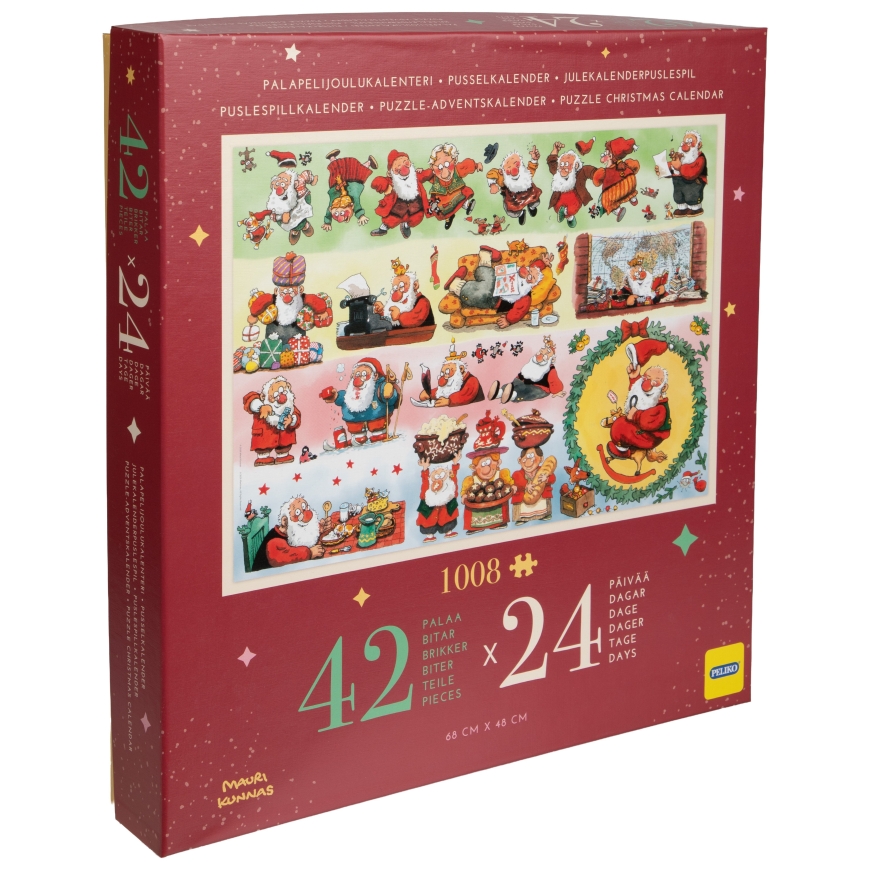Mauri Kunnas pusle jõulukalender, Jõuluvana – 2