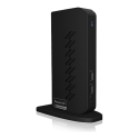 ICY BOX IB-DK2252AC Vielinis USB 3.2 Gen 1 (3.1 Gen 1) Type-C Juoda ICY BOX IB-DK2252AC Vielinis USB 3.2 Gen 1 (3.1 Gen 1) Type-C Juoda