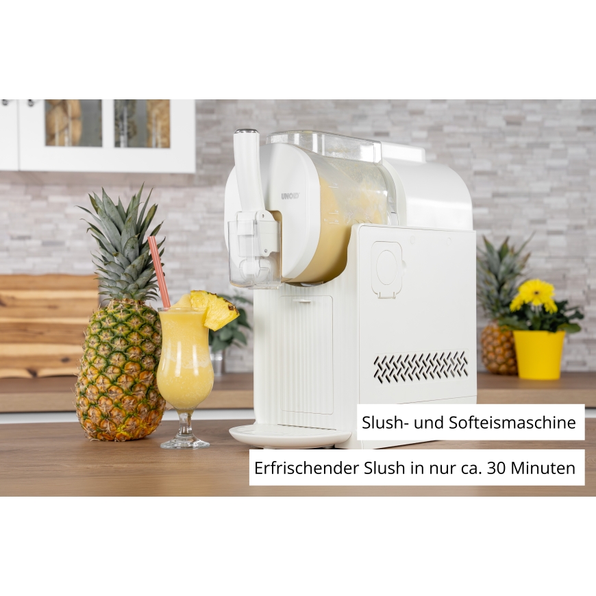 Unold 48960 2in1-Slush und Softeismaschine Sofia Compressor ice cream maker 150 W Cream – 4