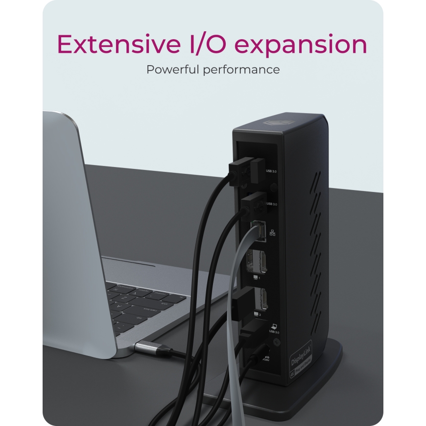 ICY BOX IB-DK2252AC Juhtmega ühendatud USB 3.2 Gen 1 (3.1 Gen 1) Type-C Must – 4