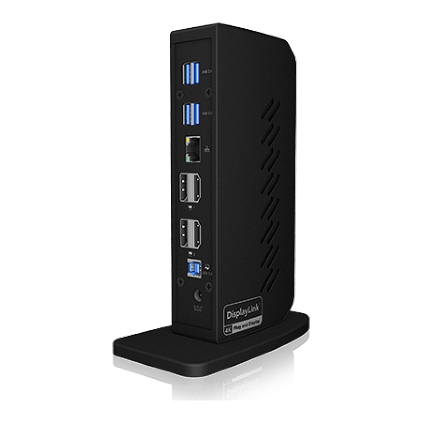 ICY BOX IB-DK2252AC Vielinis USB 3.2 Gen 1 (3.1 Gen 1) Type-C Juoda – 5