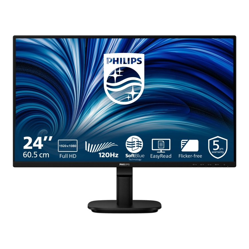 Philips 2000 series 24B2N2200/00 computer monitor 60.5 cm (23.8") 1920 x 1080 pixels Full HD LCD Black – 3