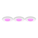 Philips Hue White and colour ambience Õhuke süvistatav valgusti, 90 mm, 3 tk pakis Philips Hue White and colour ambience Õhuke süvistatav valgusti, 90 mm, 3 tk pakis